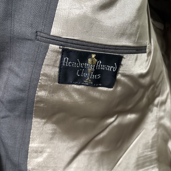 Vintage Pierre Cardin Academy Awards Clothes Men's Blazer Double Breasted 40R - Picture 3 of 8